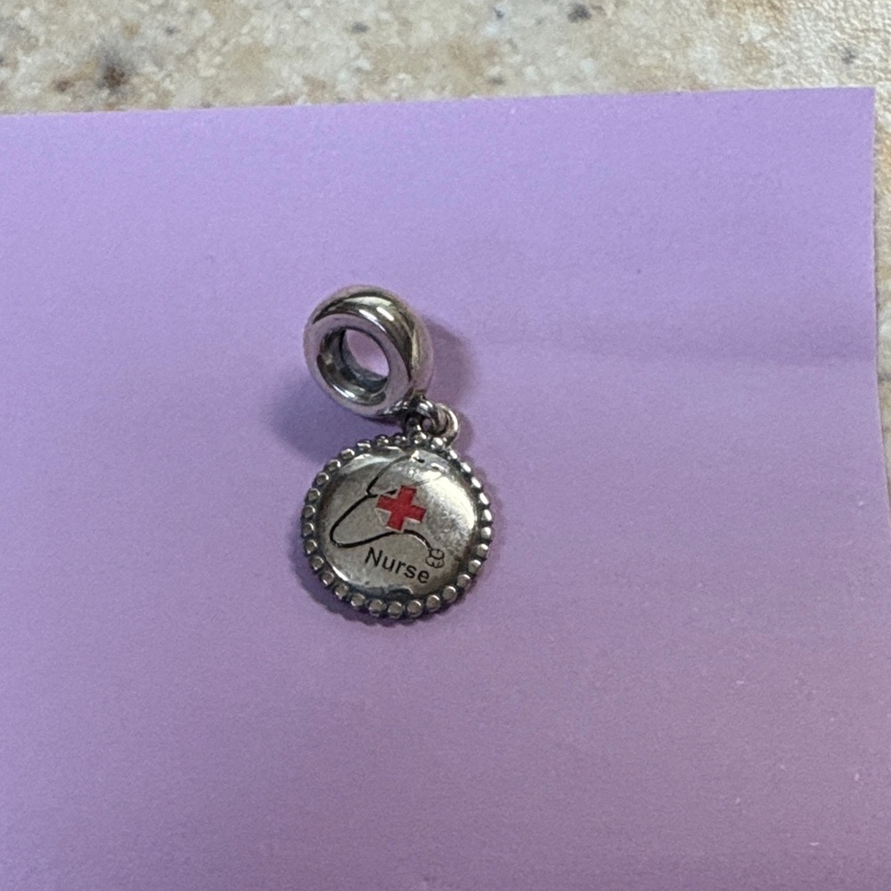 Pandora Silver Nurse Stethoscope Charm